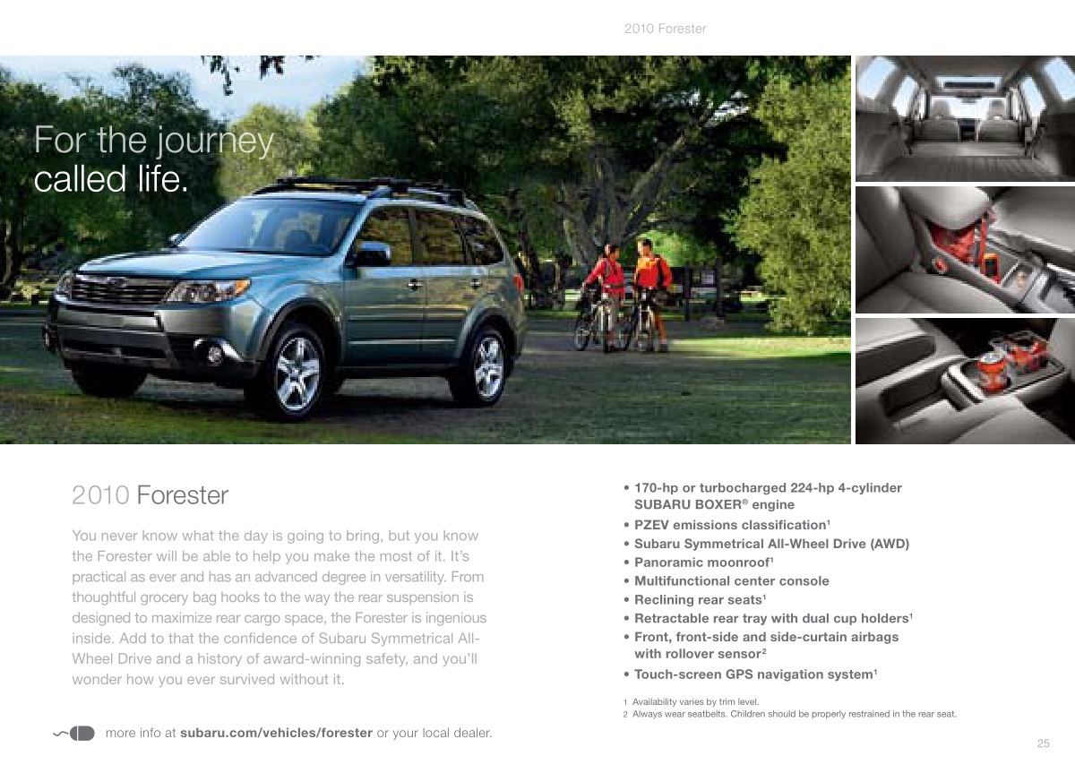 2010 Subaru Brochure Page 17
